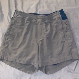 Birddogs gray and blue tech shorts